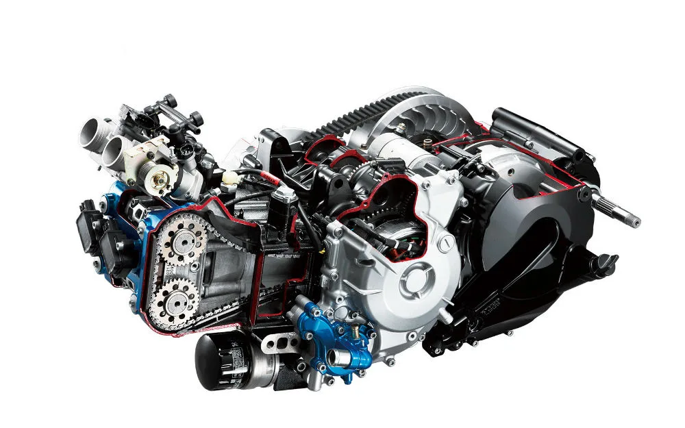kymco ak 550 2018 motor e transmissão