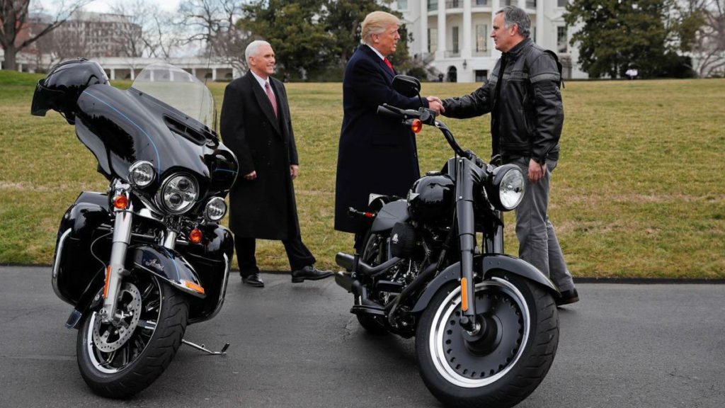 trump harley davidson