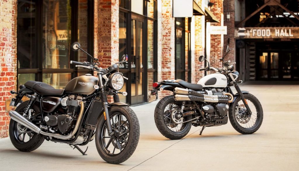 Triumph Street Twin e Scarmbler 2019