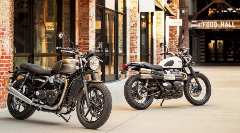 Triumph Street Twin e Scarmbler 2019