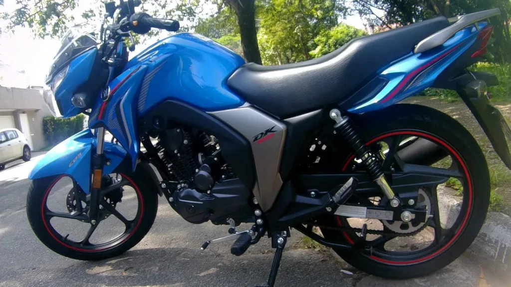 haojue dk150 cbs 2019 teste ride