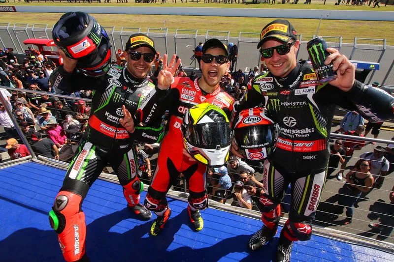 worldsbk podio australia
