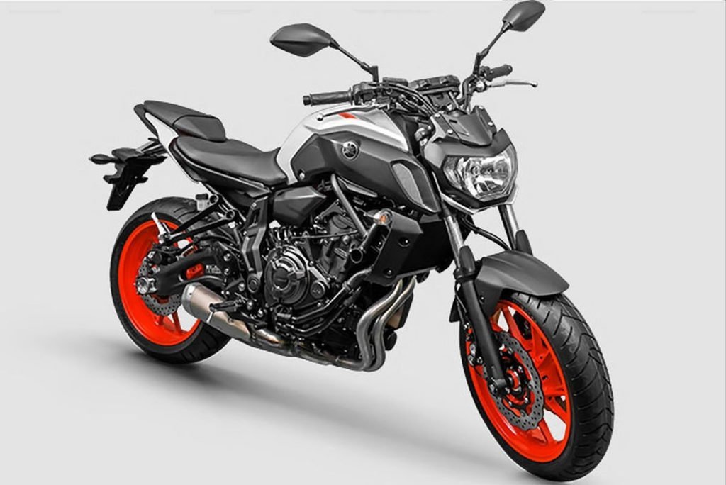 yamaha mt-07 2020 cinza