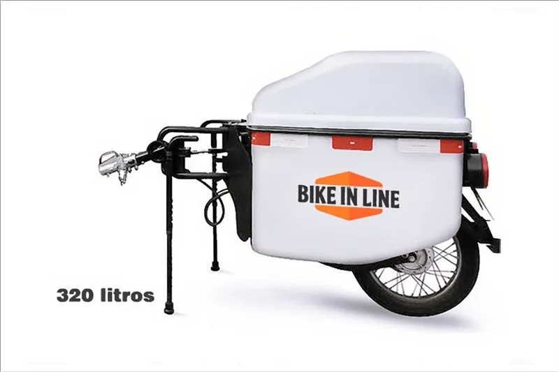 semirreboque mono roda para motos bike in line