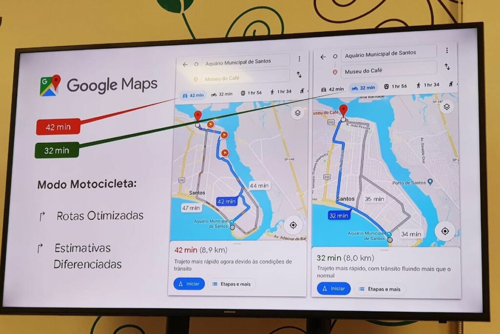 google maps motos