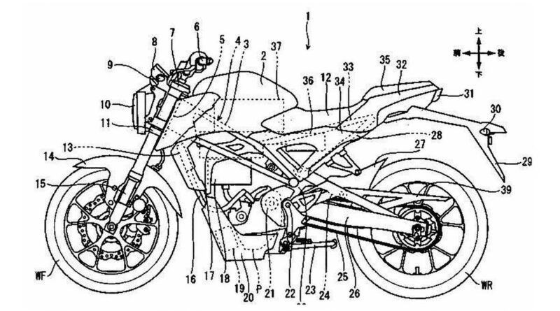 honda moto elétrica patente
