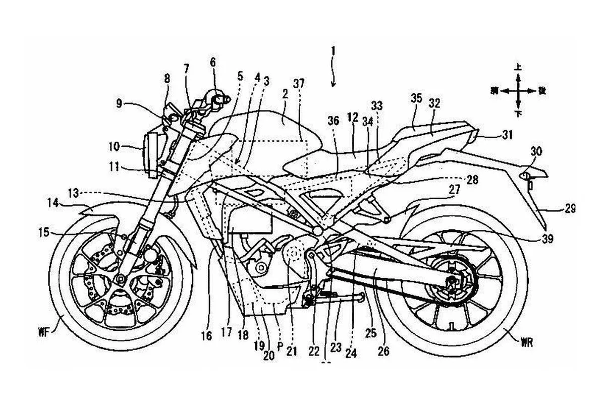 honda moto elétrica patente