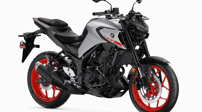 yamaha mt-03 abs 2021 cinza diagonal dianteira