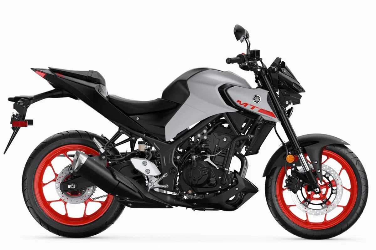 yamaha mt-03 abs 2021 cinza lateral direita