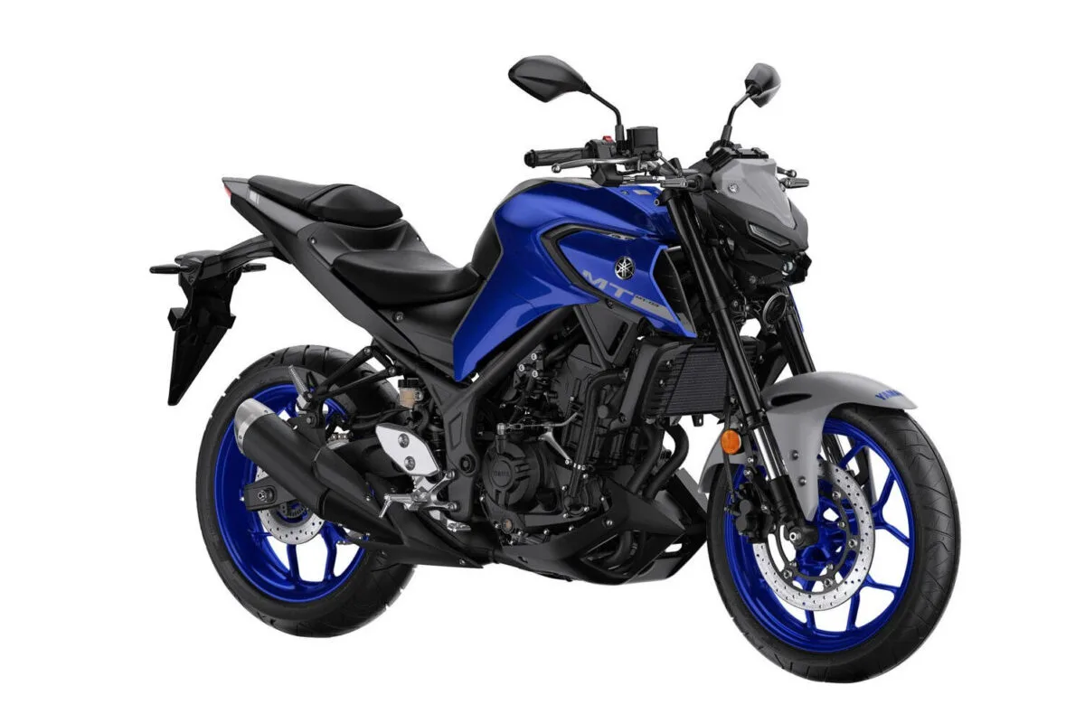 yamaha mt-03 abs 2021 azul diagonal dianteira