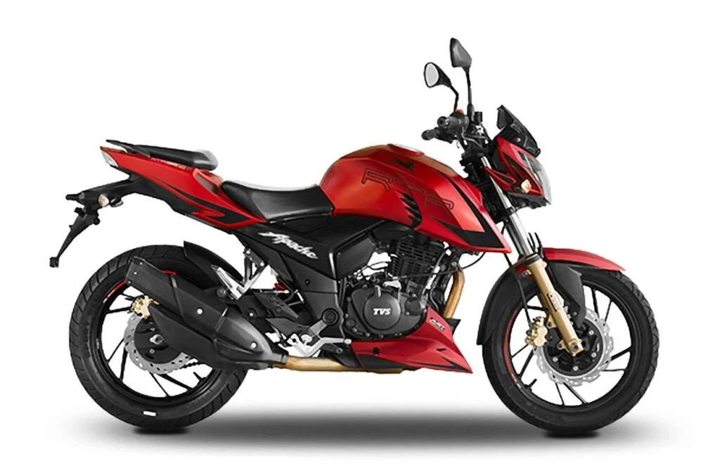 dafra apache rtr 200 cbs 2022 vermelha lateral direita