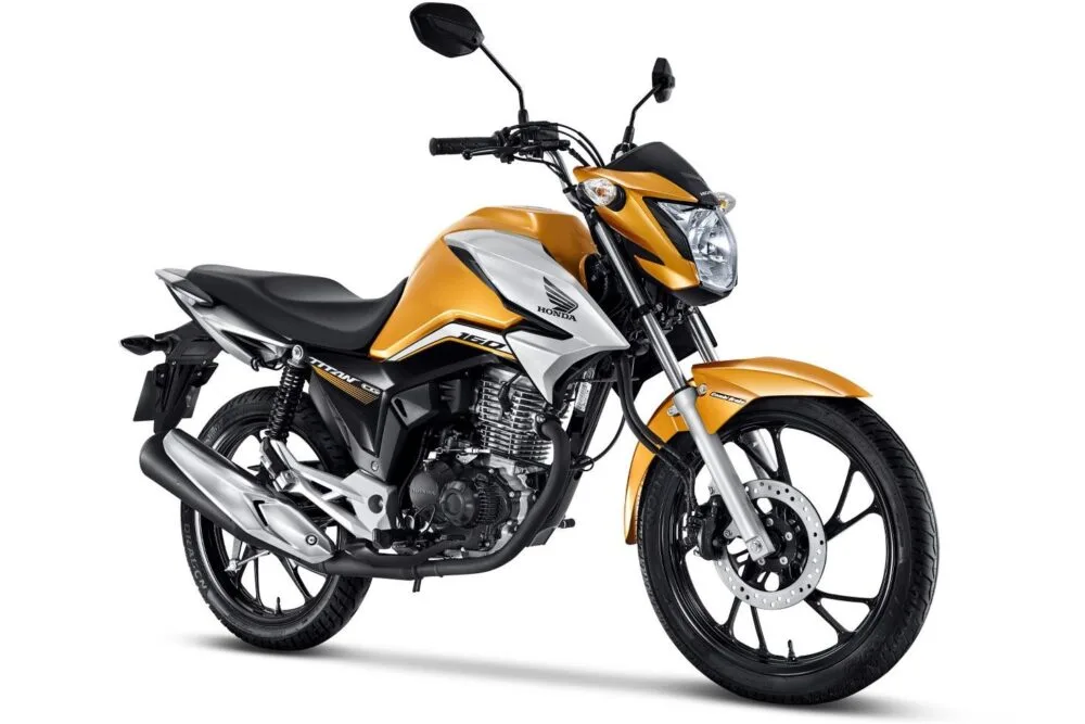 cg 160 titan 2022 amarela