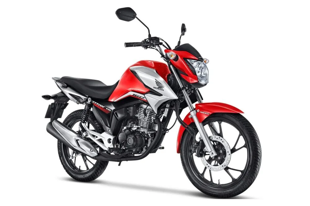 cg 160 titan 2022 vermelha
