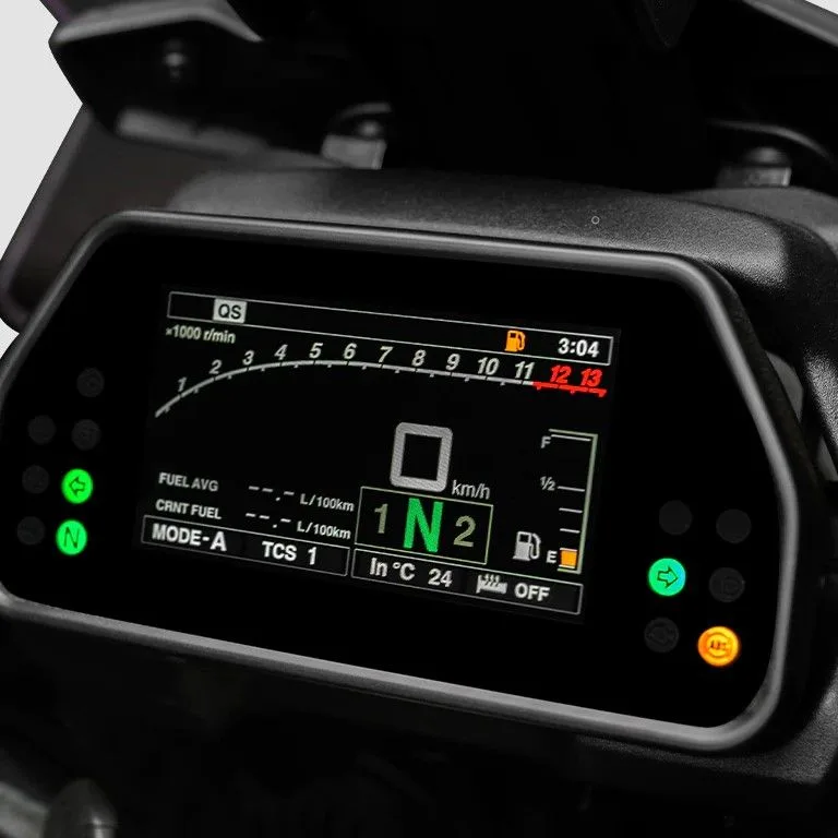 yamaha tracer 900 gt 2022 detalhe painel