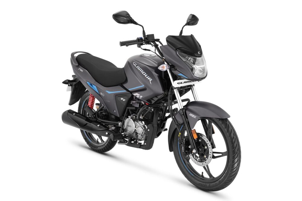 hero glamour xtec cinza moto 125cc