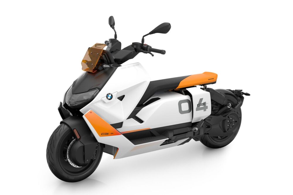 bmw ce 04 branca laranja