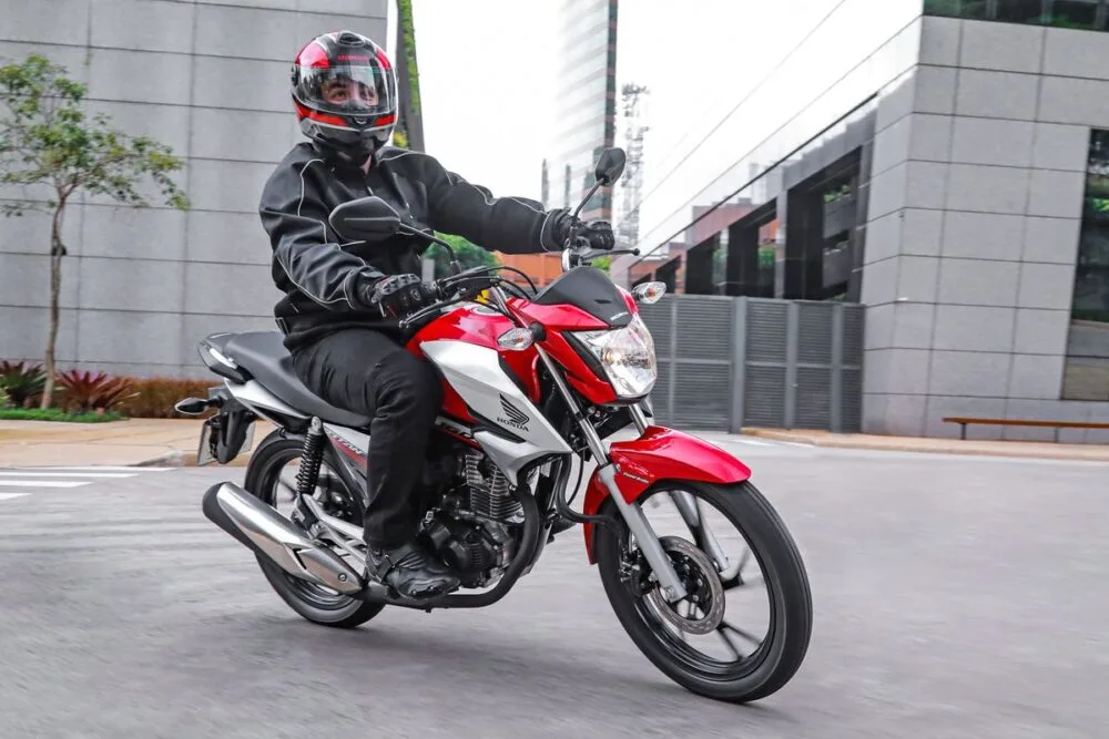 honda cg 160 titan 2022 vermelha