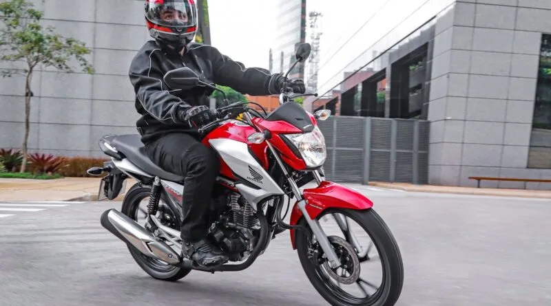 honda cg 160 titan 2022 vermelha