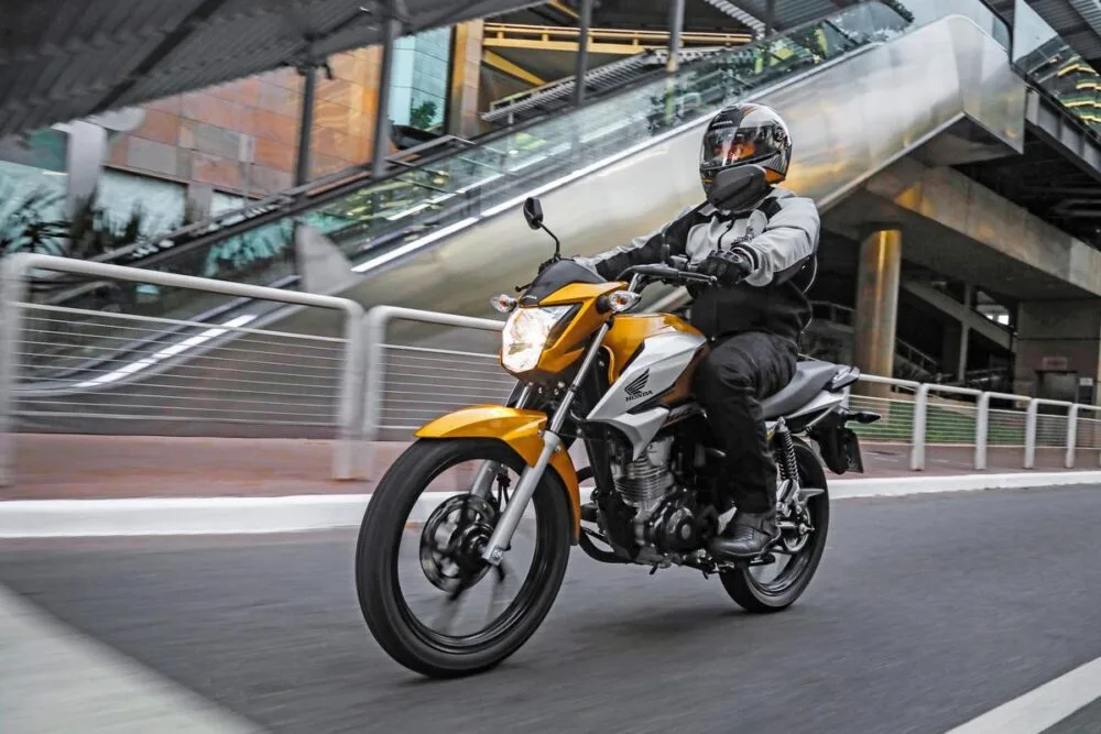 honda cg 160 titan 2022 amarela