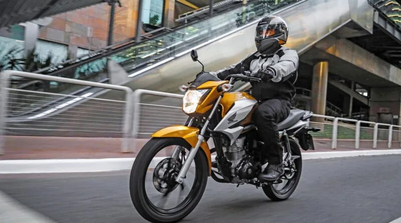 honda cg 160 titan 2022 amarela