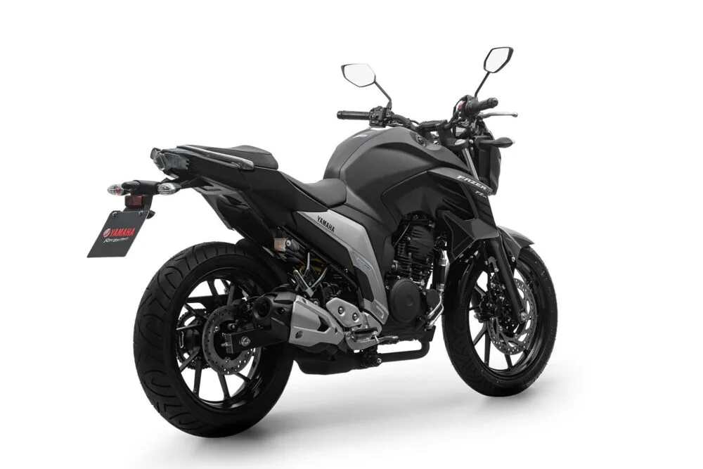 yamaha fazer fz25 abs 2022 preta traseira
