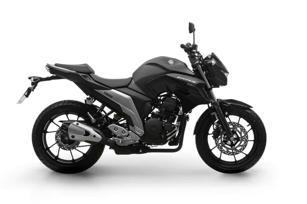 yamaha fazer fz25 abs 2022 preta lateral direita