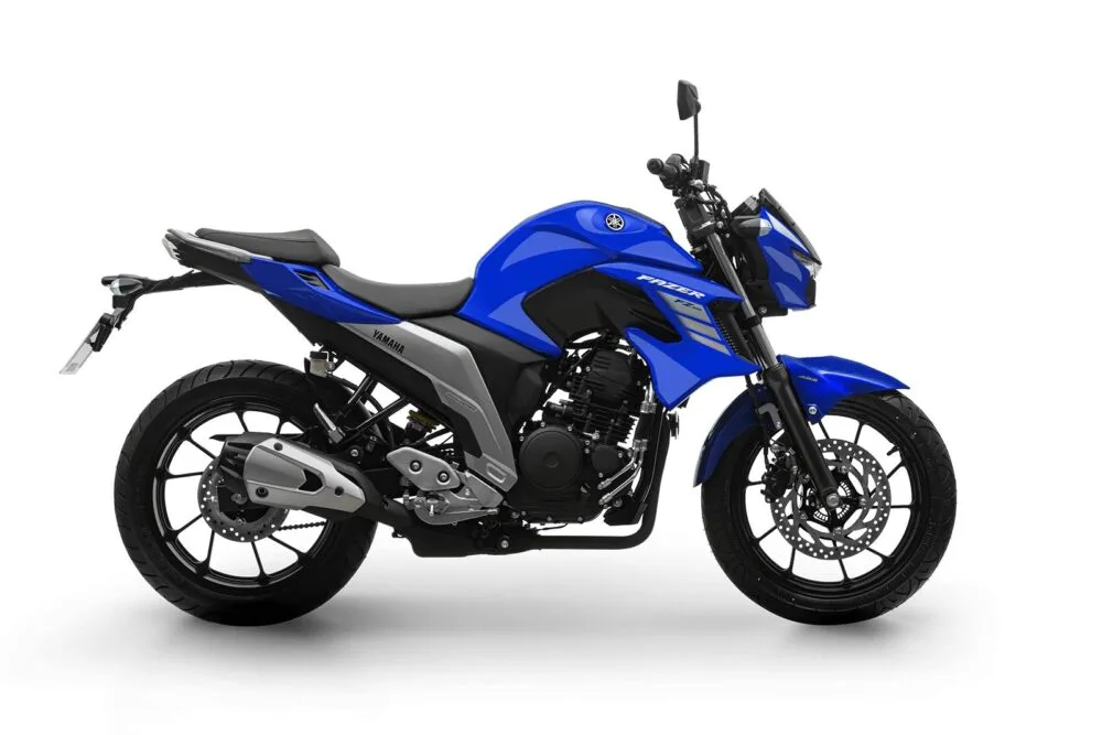 yamaha fazer fz25 abs 2022 azul lateral direita