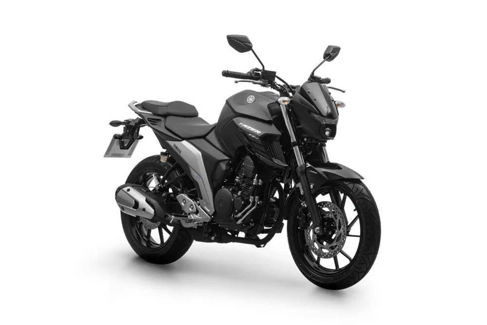 yamaha fazer fz25 abs 2022 preta frente