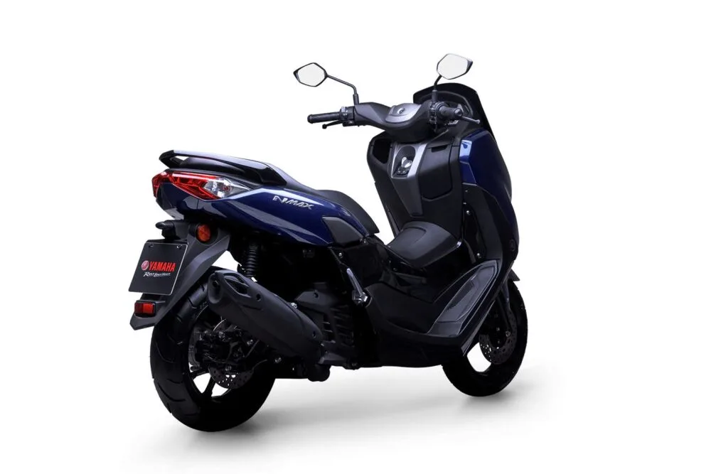 yamaha nmax 160 abs 2022 azul traseira direita