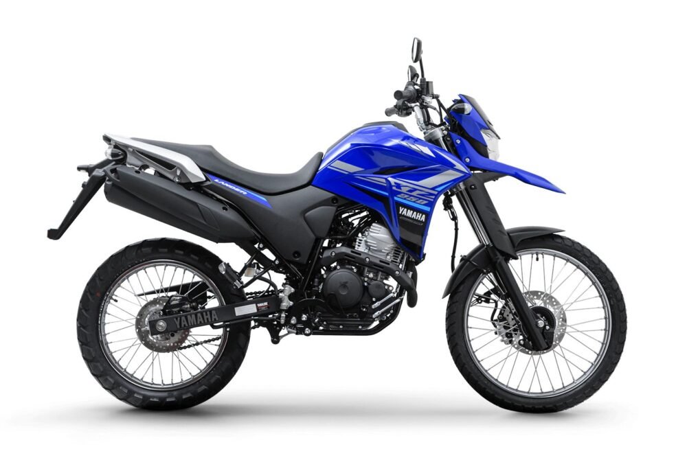 yamaha lander 250 2022 azul lateral direita