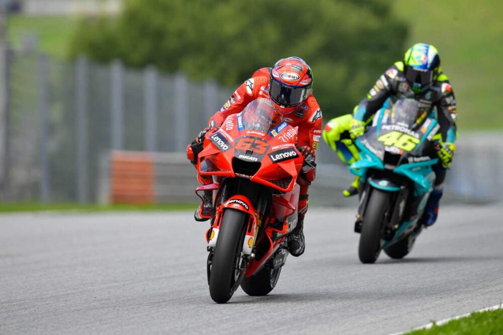 bagnaia rossi motogp austria