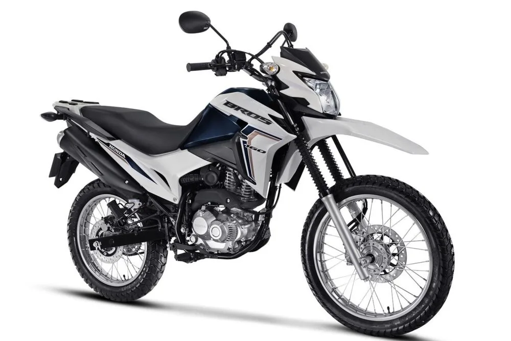 honda bros 160 2022 branca frontal