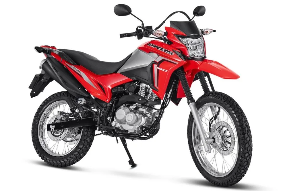 honda bros 160 2022 vermelha