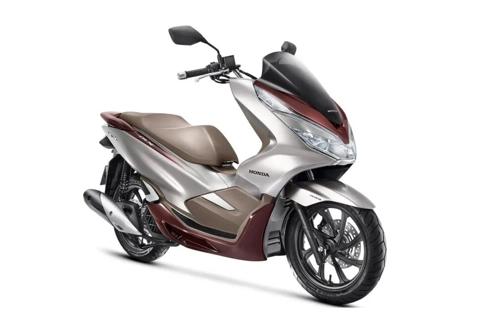 honda pcx 2022 dlx abs prata frontal