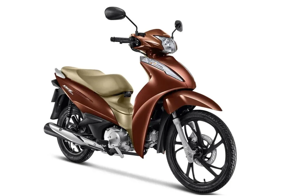 honda biz 125 2022 marrom