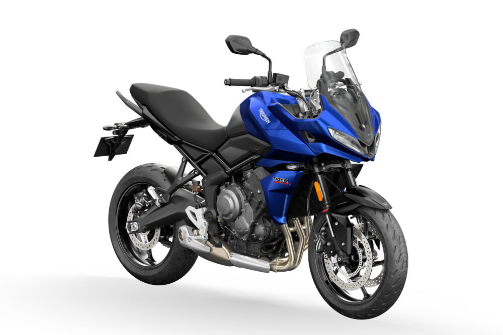 tiger sport 660 2022 azul frontal