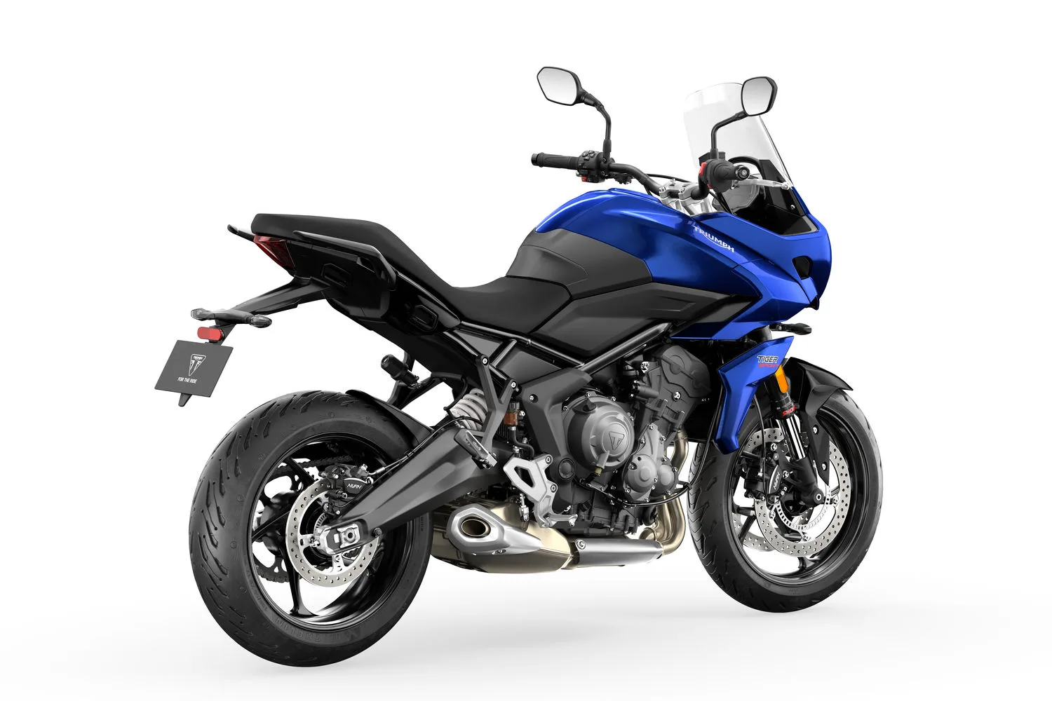 tiger sport 660 2022 azul traseira direita