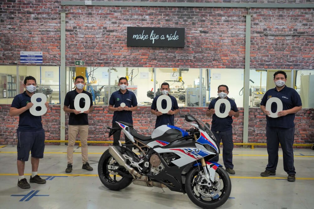 bmw comemora 80 mil motos produzidas no brasil