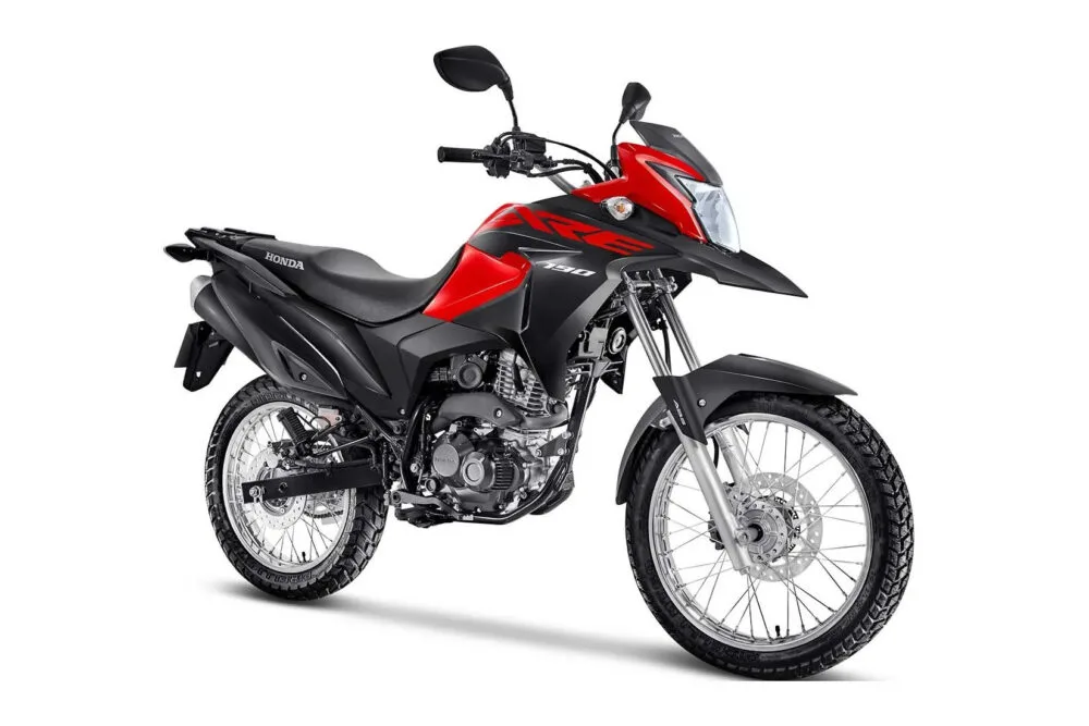 honda xre 190 2022 vermelha frente