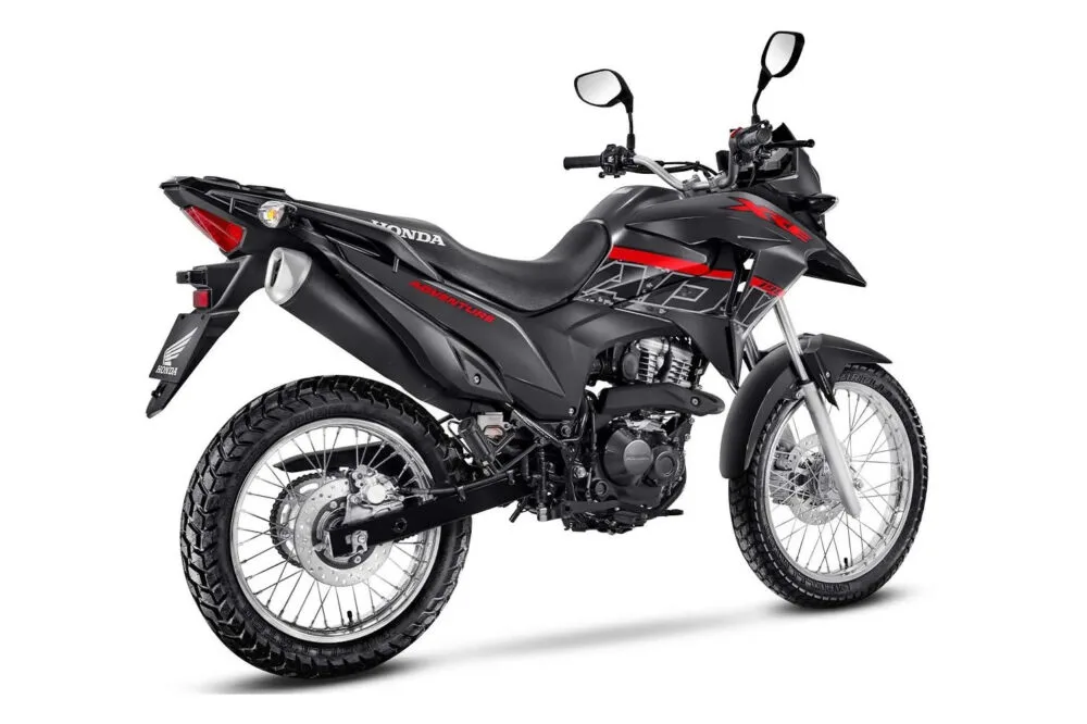 honda xre 190 2022 cinza traseira