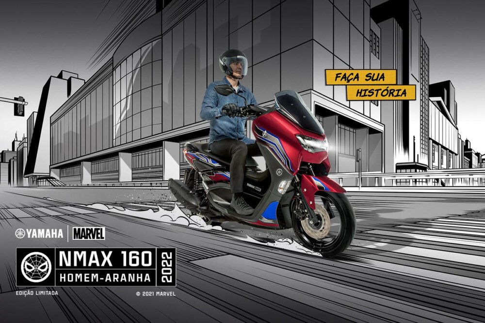 yamaha nmax homem-aranha