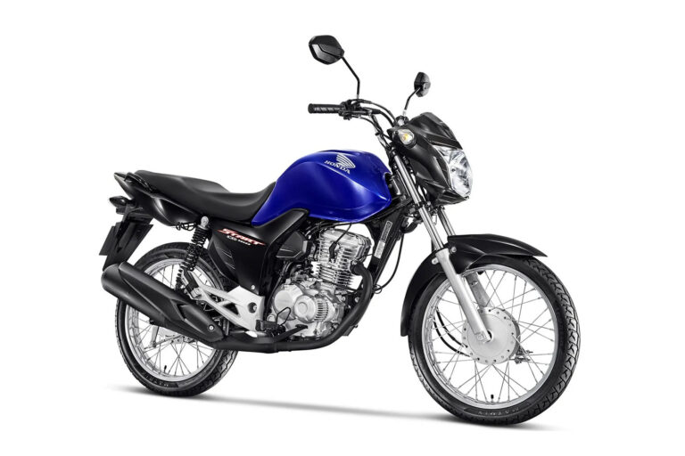 Honda CG 160 Start 2023 ganha nova opção de cor Azul Perolizado