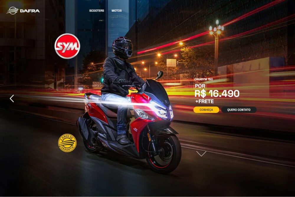 dafra novo site