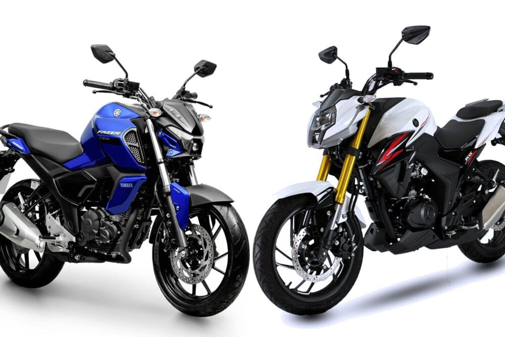 fazer fz15 vs haojue dr 160