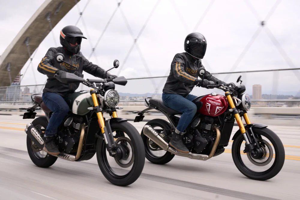 triumph speed 400 e scrambler 400 x
