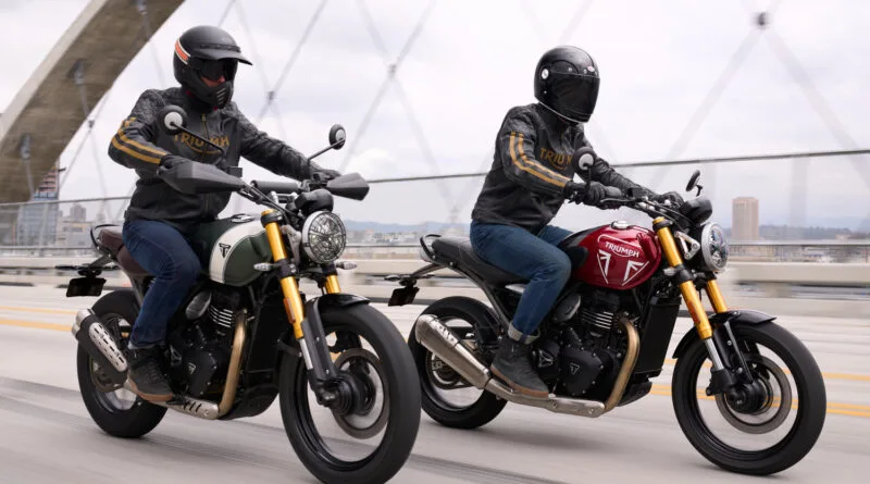 triumph speed 400 e scrambler 400 x