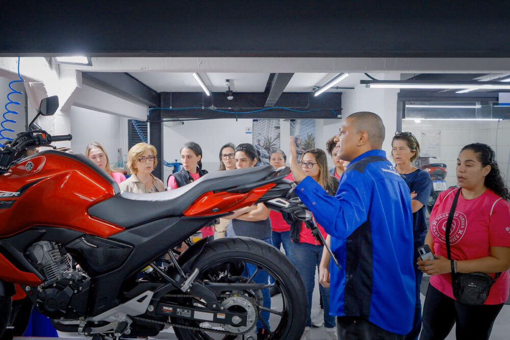 yamaha mecânica para mulheres